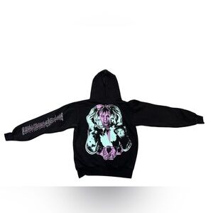 Machine Gun Kelly Tickets To My Downfall 2021 Tour Hoodie Official Sz S Black